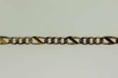 Italian Sterling Silver Figaro Chian Bracelet