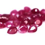 Heated only! 9.83ct violet red Ruby set