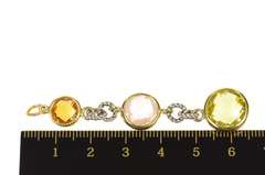 18K Yellow Gold David Yurman Peridot Topaz Citrine Charm/Pendant