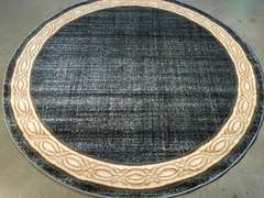 Decorative Modern Round Rug 6x6
