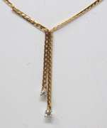 Favorite Bolo Style Necklace w Diamond Ends
