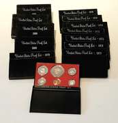 2 Each 1973 1975-6-1979-81 US Proof Sets