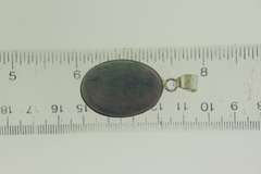 Silver-Tone Color Stone Pendant