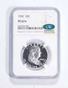 PF67* 1962 Franklin Half Dollar - CAC - Graded NGC
