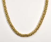 Beautiful Byzantine Chain Necklace in Vermeil