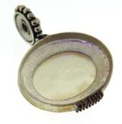 Sreeling Silver Mother Of Pearl Stocko Pendant