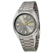 Seiko Automatic Grey Dial Stainless Steel Men's Watch