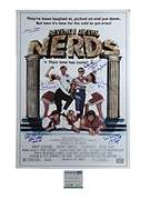 Revenge Of The Nerds Cast Autographed Poster ACOA Witness
