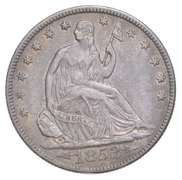 1853 Seated Liberty Half Dollar