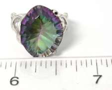 Special Sterling Silver Mystic Topaz Ring