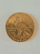 1913 Indian Near Unc US $ 5 Gold Half Eagle