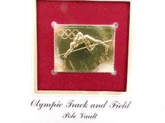 6 Olympic 1st Day Covers & 23KT Gold Stamps