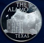 Sterling Silver The Alamo Sterling Silver Medal