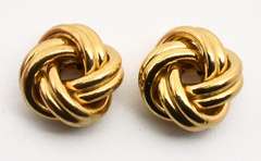 Popular Gold Knot Stud Earrings