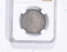 AU58 1825 Capped Bust Half Dollar - Graded NGC