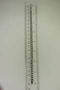 14K White Italian Milor Curb link Bracelet