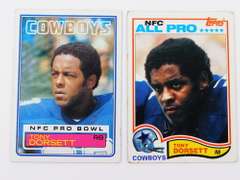 2 Tony Dorsett Topps Football Cards