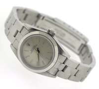 Rolex Oyster Perpetual Silver index Dial watch