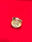 MEN’S 10K GOLD AND DIAMOND DOME RING