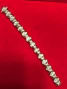 14K YELLOW GOLD DIAMOND BRACELET WITH 7.00 CARATS OF DIAMONDS