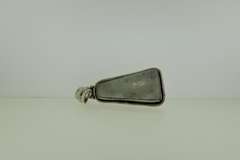Silver-Tone Color Stone Pendant