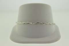 Sterling Silver Italian Twisted Chain Bracelet
