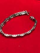 14K WHITE GOLD DIAMOND BRACELET