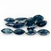 Heated only! 4.23ct Royal blue Sapphire set from Madagascar