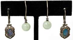 2 Pairs of Earrings Sterling Silver
