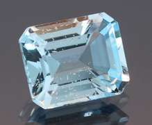 Vibrant 5.43ct 9x11mm emerald cut Topaz
