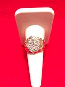 MEN’S 10K YELLOW GOLD DIAMOND RING NUGGET STYLE