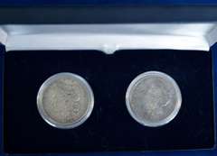 Lot Of 2 Circulated Morgan Dollars
