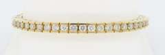 Channel Set 5.50ctw Diamond Tennis Bracelet