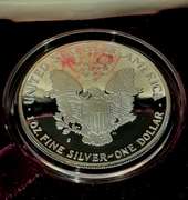 1987 S &1988 S Proof Silver Eagles Box and Papers With Boxs Papers