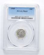 PR65 1909 Barber Dime - Graded PCGS