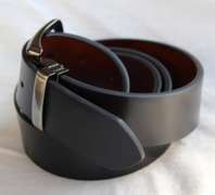 Fine Quality Reversable Leather Belt, Made In Italy