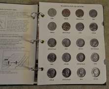 Estate Lot Of Coin Books With Coins