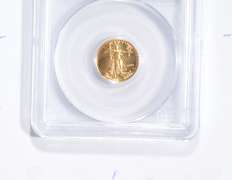 MS69 1999-W $5 American Gold Eagle - 1/10 Oz Fine Gold - Error - PCGS