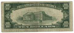 1934-A Series $10 North Africa Silver Certificate note