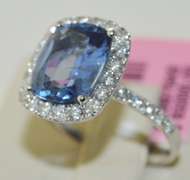 Envious Sapphire and Diamond 18kt Ring