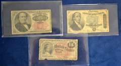 Lot Of Fractional Currency 3 total