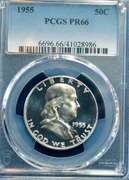 1955 PCGS Proof 66 Franklin Half