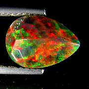 Captivating 1.56ct floral and fairy fire black Opal