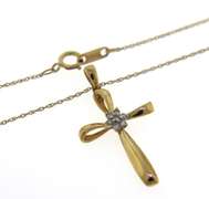 Favorite Pave Diamond Cross Necklace