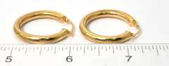 Classic 14KT Yellow Gold Hoops