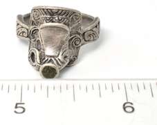 Sterling Silver Horse Saddle Ring