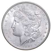1891-S Morgan Silver Dollar