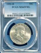1952- D PCGS MS65 FBL