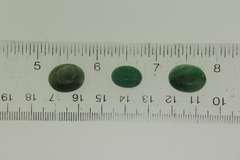 Lot of Three 24.5 CT Green Beryl Emerald Loose Gemstone