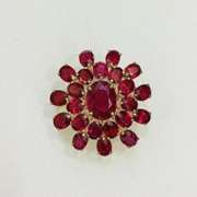 Gorgeous 14kt Gold & Ruby Cocktail Ring